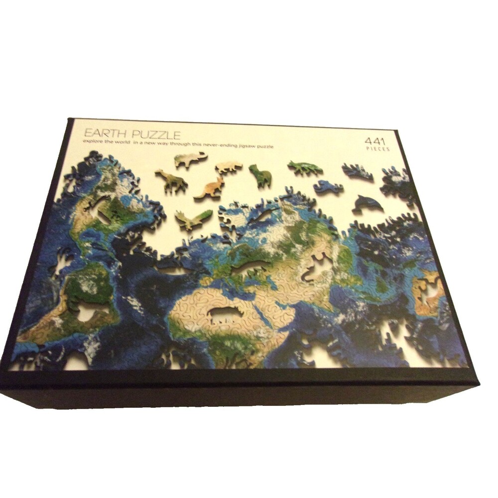 NERVOUS SYSTEM EARTH ANIMALS INFINITY 441 PIECES BIRCH PLYWOOD JIGSAW PUZZLE NEW